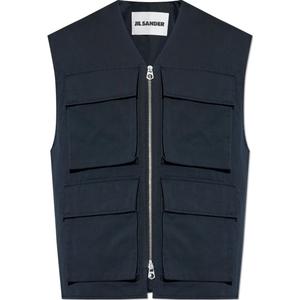 Майка на молнии JIL SANDER, синий