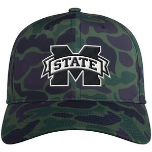 Мужская регулируемая кепка adidas Camo Mississippi State Bulldogs Military Appreciation Slouch Primegreen