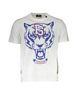 Футболка с изображением головы тигра Plein Sport, белый