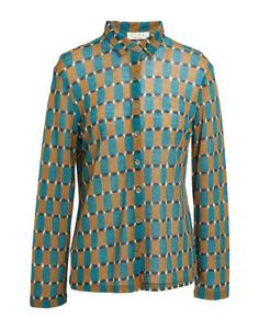 Рубашка Siyu, бирюзовый