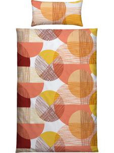 Erwin Müller Тонкое фланелевое постельное белье терракотового цвета