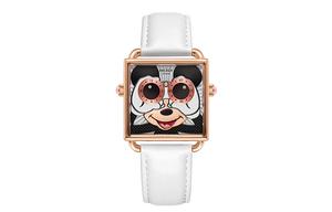 Disney Часы Minnie Series Quartz Movement Leather Watch Bands Watch Women's Watch Multicolor Watch Dial MK-11496W