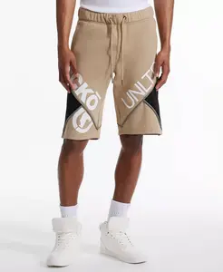 Мужские шорты Regular Fit с тиснением из флиса Ecko Unltd, загар/бежевый