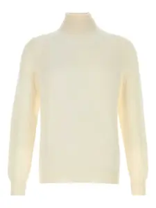 Кашемировый свитер с высоким воротником Fedeli, нейтральный