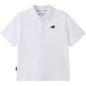 New Balance Поло белый для детей 3-7 лет