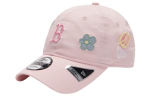 New Era Хлопковая бейсболка унисекс розовая, Pink