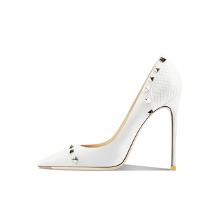 Siwei Туфли на тонком каблуке, женские, белые
