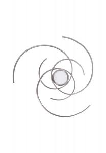 Светодиодный потолочный светильник RADON с регулируемой светодиодной панелью Näve Leuchten, яркая сталь