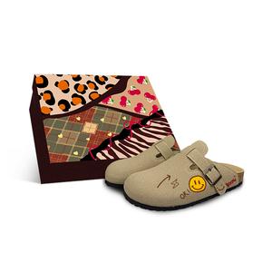 Биркенштоки Unisex HUANQIU, smiley face box