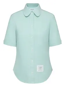 Рубашка оксфорд с круглым воротником THOM BROWNE, синий