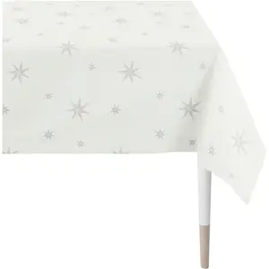 Скатерть АПЕЛЬТ «5842», (1 шт.) Apelt, серебряный/белый