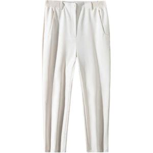 Анта Чемпион All Weather Series Вязаные спортивные брюки женские белые рыбий живот