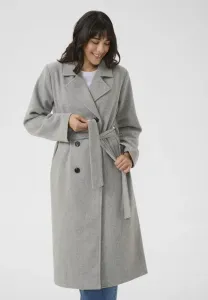 Классическое длинное пальто kafanny Kaffe, Light Grey Melange