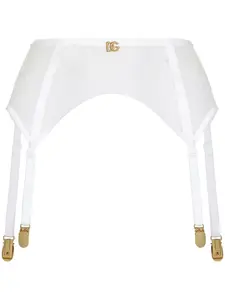 Кружевной пояс для чулок Dolce & Gabbana, белый