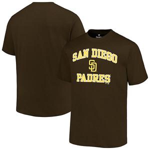 Футболка Men's brown San Diego Padres Big & Tall Heart & Soul Profile