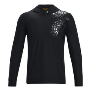 Толстовка curry hooded golf shirt 'black' Under Armour, черный