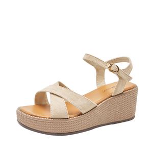 Сандалии с одним ремешком женские ZHR, Apricot