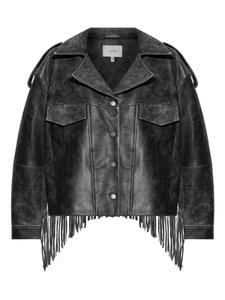 Кожаная куртка GZjaggy Gestuz, черный