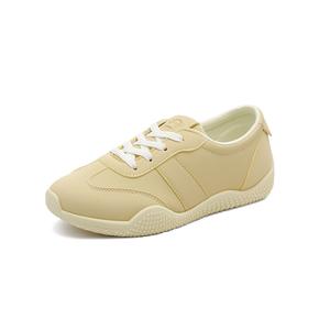 PAUL FRANK Женские повседневные туфли с низкой подошвой, устойчивые к истиранию, бежево-желтого цвета