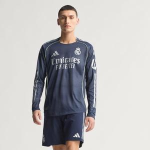 Джерси Adidas Real Madrid 25/26 Long Sleeve Away Authentic Jersey, цвет Legend Ink