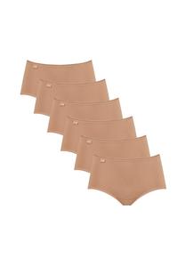 Трусики миди, 6 шт., хлопок 24/7 sloggi, цвет Brush
