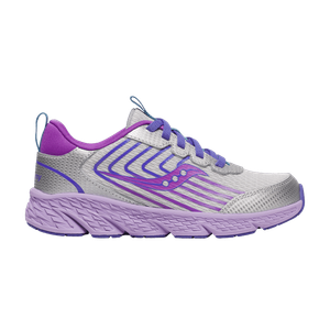 Кроссовки Wind 3.0 Lace Big Kid 'Silver Purple', серебряный