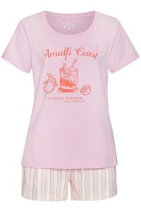 Короткий пижамный комплект VIVANCE, Rose