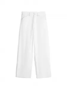 Джинсы свободного кроя (широкие джинсы) Lemaire, белый