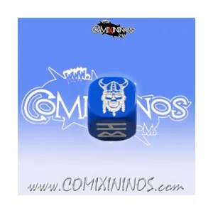 Набор «Травма d6» — Синий Норвежский (2), Fantasy Football Miniatures - Dice Sets