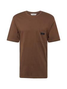 Футболка !Solid Vicente, темно коричневый