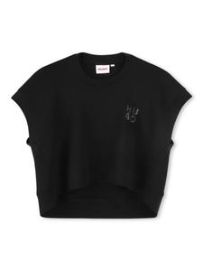 HUGO KIDS футболка с логотипом, черный