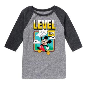 Футболка Disney's Mickey Mouse с рисунком реглан для мальчиков 8–20 уровня Licensed Character