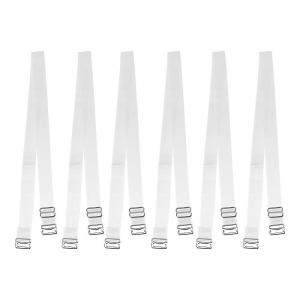 3 пары невидимых прозрачных бретелей для бюстгальтера, плечевой ремень с крючком из нержавеющей стали, прозрачный, 18 мм Unique Bargains, цвет Clear