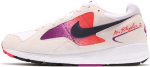 Низкие кроссовки Nike для мужчин, White/Court Purple-Solar Red