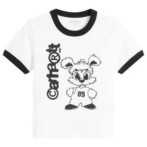 Футболка с звонком Carhartt Wip, белый & черный