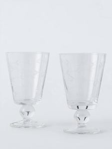 Стаканы Short Stem, набор из 2 штук, 180 мл, прозрачные John Lewis x Sanderson, ear