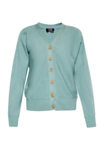 Вязаный кардиган DreiMaster Klassik Iparo, аква