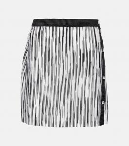 Мини-юбка из трикотажного полотна с космическим крашением Missoni, Black And White Space Dye