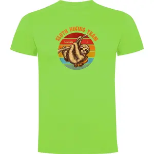 Футболка с коротким рукавом Kruskis Sloth Hiking Team, зеленый