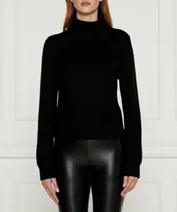 Шерстяная водолазка Regular fit Michael Kors, черный