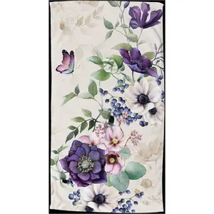 Полотенце для пляжа Dinda микрофибра, велюр, пляжное полотенце, впитывающее, легкое, 100x180 Good Morning, песочный