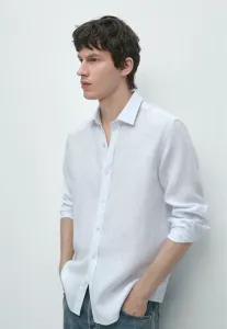 Полосатая рубашка Massimo Dutti, Light Blue