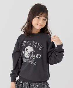 Толстовка из флиса с принтом Chil2, цвет Medium American Football/Charcoal