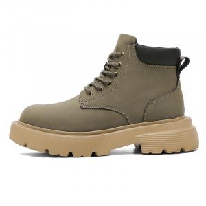 Kangaroo head Короткие ботинки Мартин унисекс с флисовой подкладкой цвета хаки, цвет Khaki Fleece-Lined