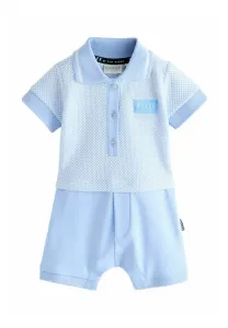 Комбинезон-Ромпер стандартного кроя с текстурированной поверхностью Baker By Ted Baker, Blue