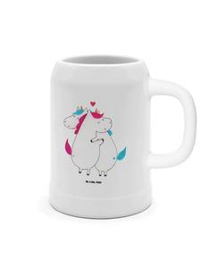 Пивная кружка Единорог, послание без слов, белый цвет Mr. & Mrs. Panda