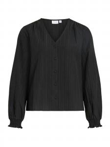 VILA Блузка 'VIELMA' в черном цвете