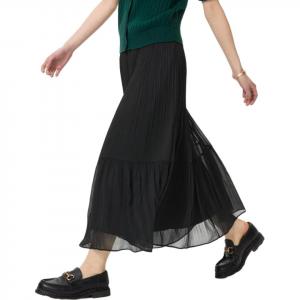 Повседневная длинная юбка женская UNIQLO, черный