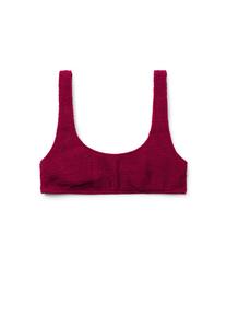 Топ бикини Calzedonia CRINKLE WAVES, - 043E - Crinkle Waves Cherry Red/Red