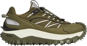 Кроссовки Moncler Trailgrip Low 'Dark Green', зеленый